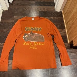 Vintage long sleeve Gumby shirt